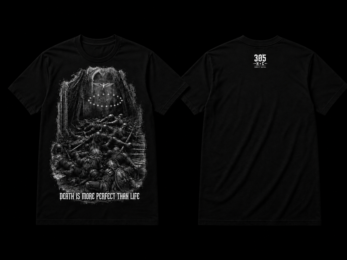 DEATH IS MORE PERFECT THAN LIFE TEE
